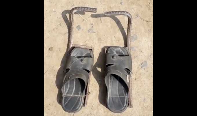DIY Pole climbing Shoes Work Like Magic Boing Boing