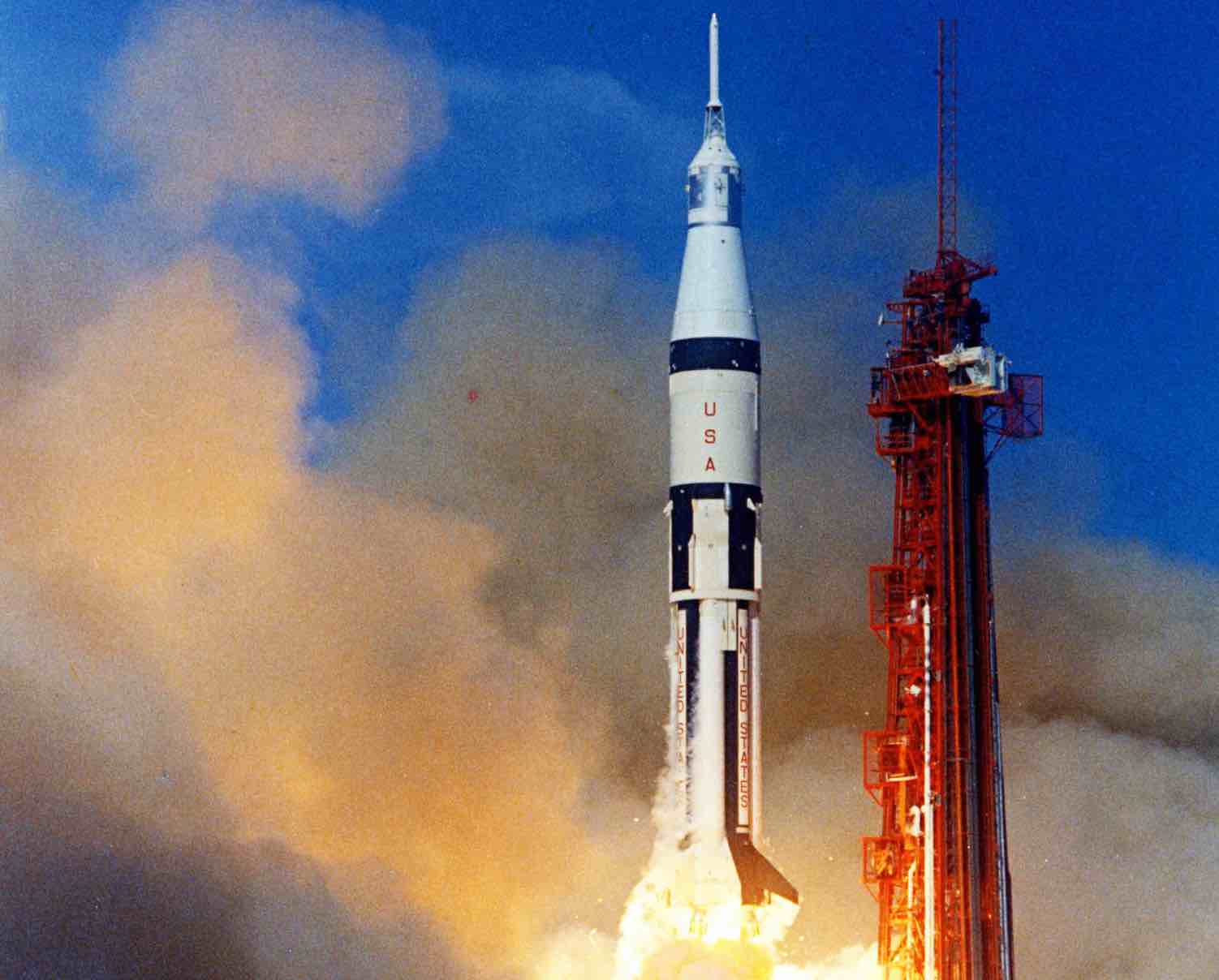 Video Fifty years ago today was the first Apollo mission to carry a