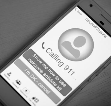 QnA VBage Mobile app for detecting opioid overdose