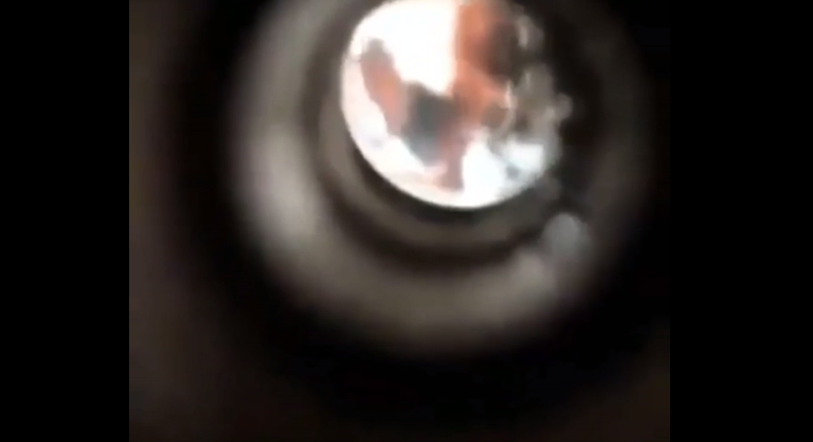 Man Films Suspected Burglar Working On His Front Door Then Opens