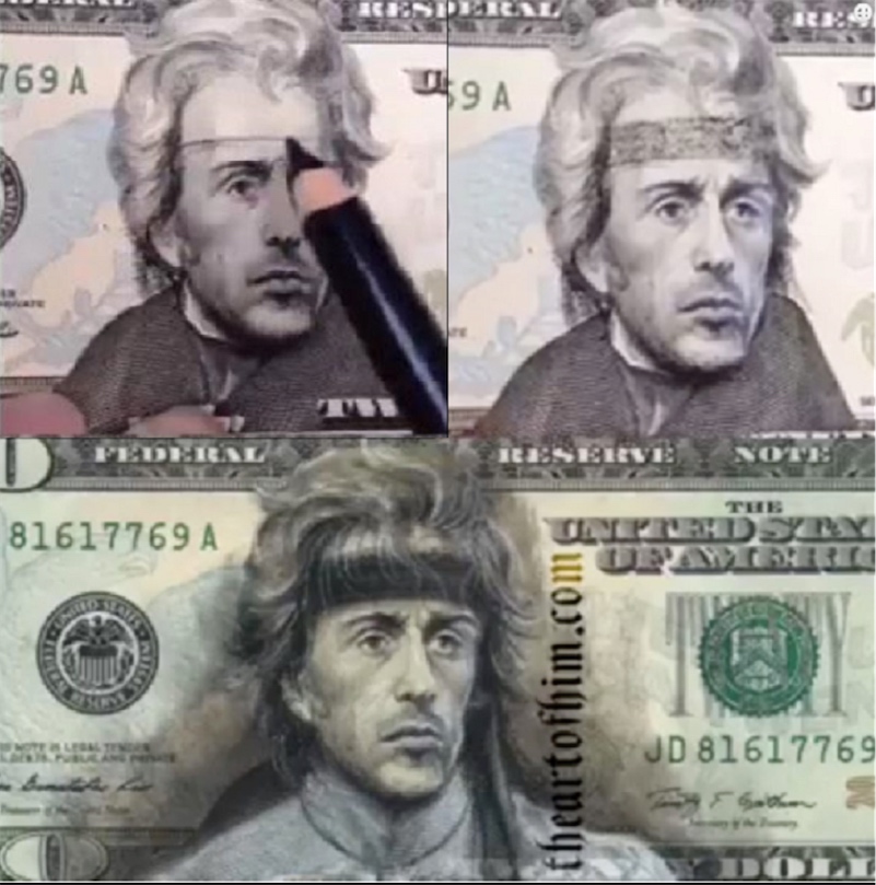 Andrew Jackson Becomes Rambo And Other Great Moments In Money Art - andrew jackson becomes rambo and other great moments in money art