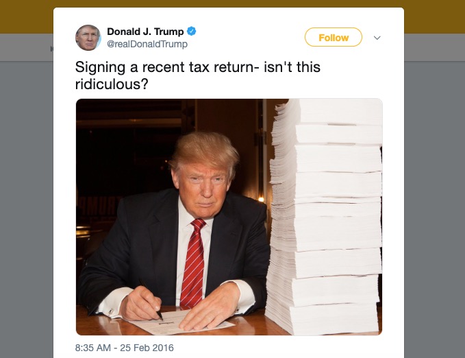 Ten Years Of Trump Tax Info Obtained By NYT Shows He Was 'The Biggest ...