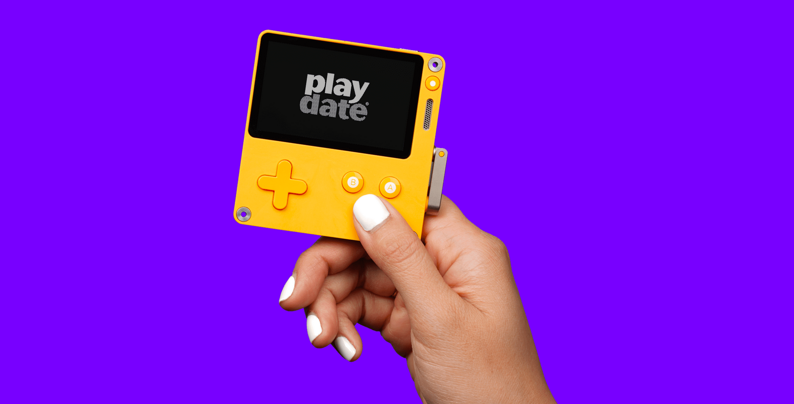 QnA VBage Playdate, a tiny game console with a big pedigree