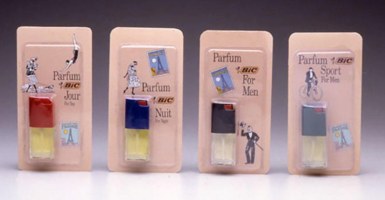 Bic perfume in packaging inspired by their lighters / Boing Boing