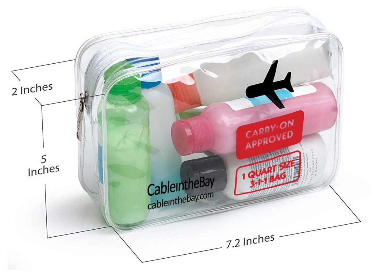 tsa bag size