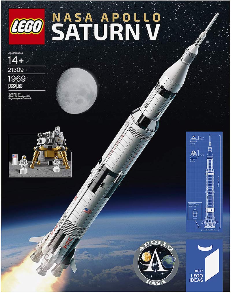 saturn v lego build time