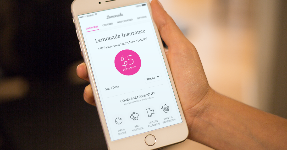 Home Renters Insurance >> Lemonade Is Breaking The Mold For Home And Renters Insurance Home Renters Insurance >> Lemonade Is Breaking The Mold For Home And Renters Insurance