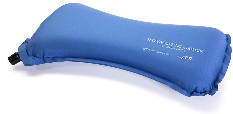 Inflatable Lumbar Back Support That Makes Travel A Lot Easier