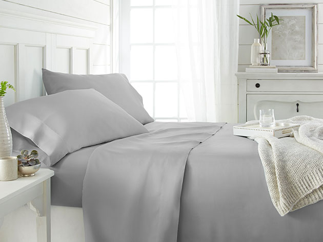 BAMBOO 100/% COTTON HEAVY SHEET SET OUR BEST QUALITY BED HYPOALLERGEN