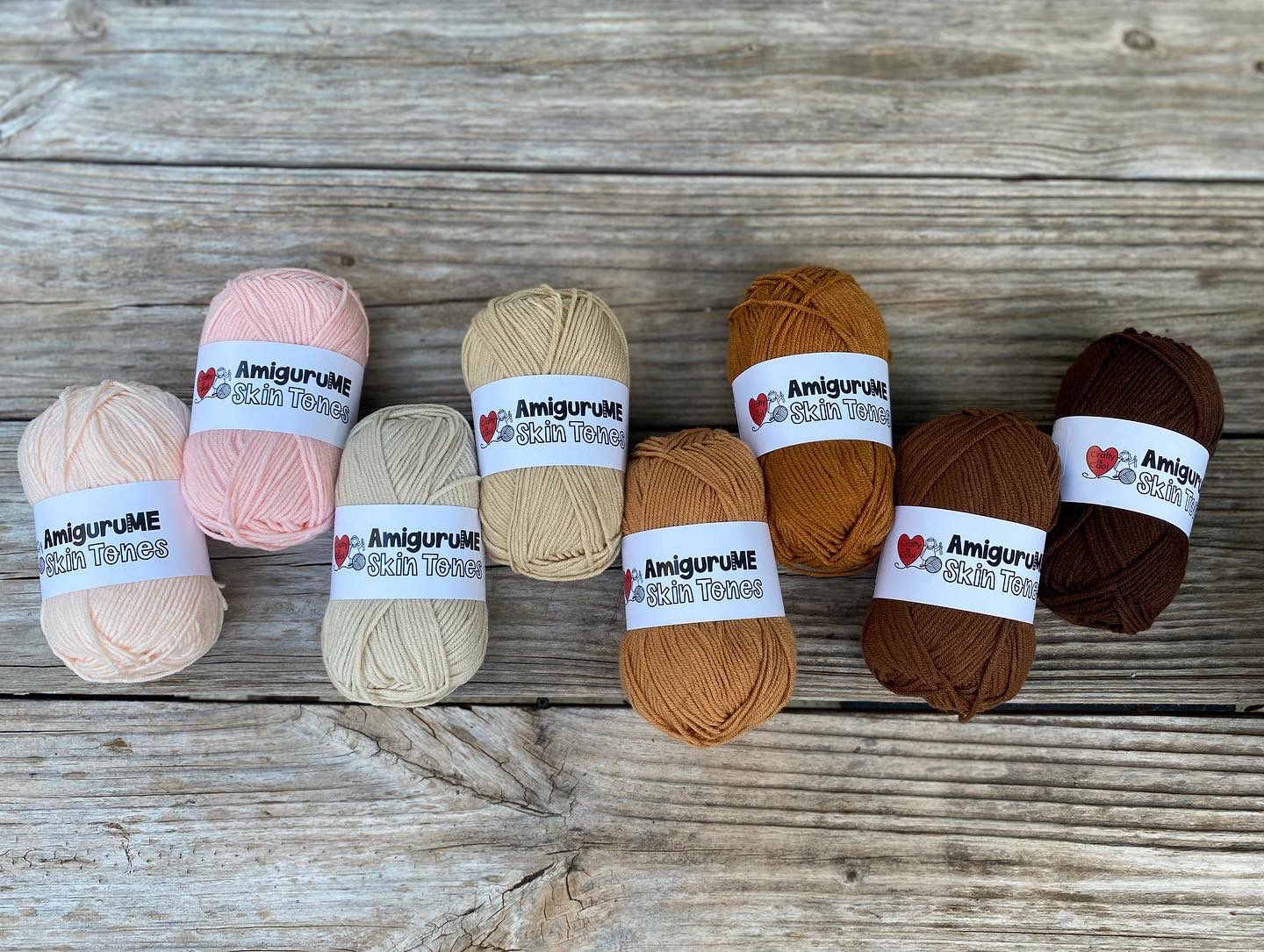 This yarn is made for inclusivity, is available in 8 skin tones / Boing